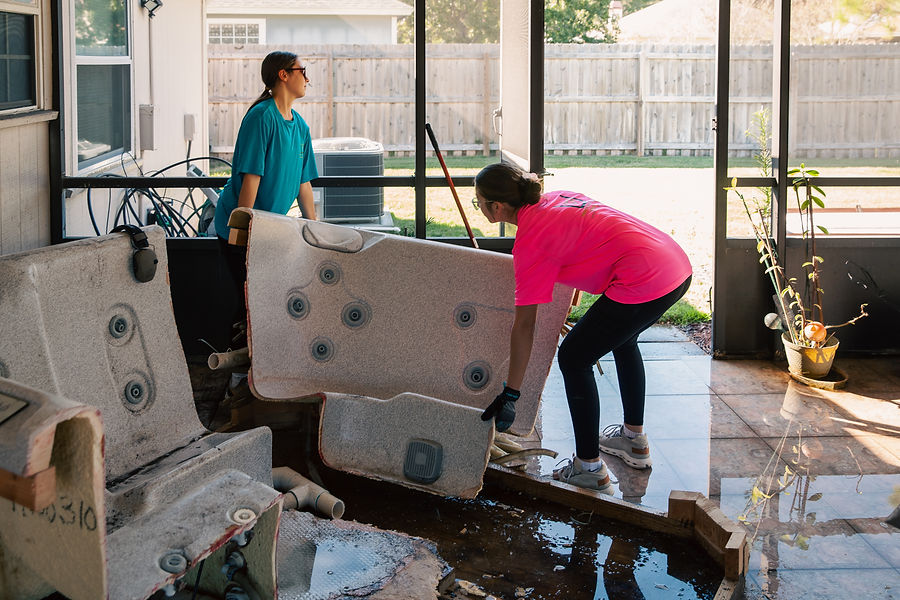 Hot Tub Removal by Youth Haul Junk Removal